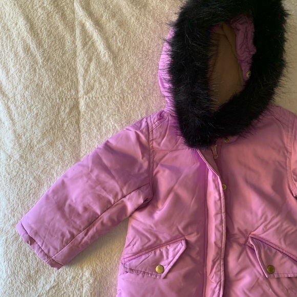 Pretty J.Crew Crewcuts Purple Coat Outerwear Puffer Toddler Girl Sz 3 - Picture 2 of 10